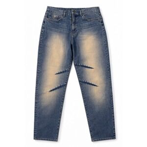 Members Property Mens Vintage Wash Distressed Denim Jeans W40 L28